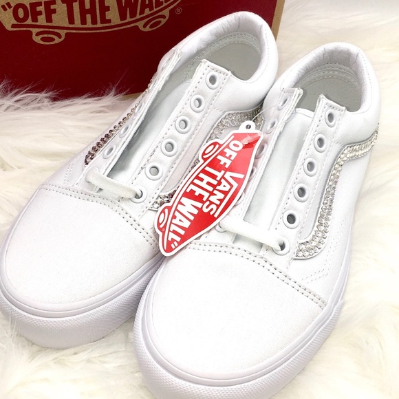 Swarovski embellished Old school Vans - Picture 2 of 4